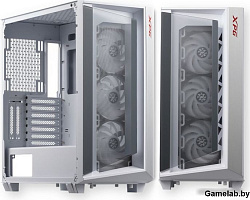 XPG CRUISER WHITE (CRUISERST-WHCWW) (Midi-Tower, белый, TG, 120mm ARGB fan*3)