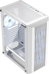 Корпус 1STPLAYER BULLET HUNTER H6 ARGB White / ATX / 4x120mm ARGB fans / H6-WH-4F7-W