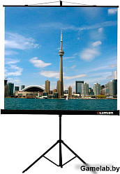 [LEV-100109] Экран на штативе Lumien Eco View 220x220см (раб.область 214х214 см) Matte White с возмо