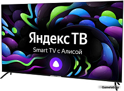 Телевизор LED Hyundai 65" H-LED65BU7003 Яндекс.ТВ Frameless черный Ultra HD 60Hz DVB-T DVB-T2 DVB-C 