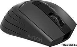 Мышь A4 Fstyler FG30 серый оптическая (2000dpi) беспроводная USB (5but)