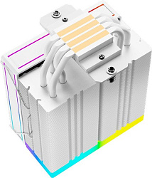 Кулер ID-COOLING FROZN A410 ARGB WHITE LGA1700/1200/115X/AM5/AM4 (10шт/кор, TDP 220W, PWM, 4 тепл.тр
