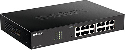 D-Link DGS-1100-16V2/A12, L2 Smart Switch with 16 10/100/1000Base-T ports8K Mac address, 802.3x Flow