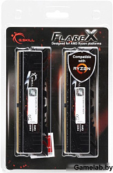 Модуль памяти DDR4 G.SKILL FLARE X (AMD) 32GB (2x16GB kit) 3200MHz CL16 1.35V / F4-3200C16D-32GFX / 