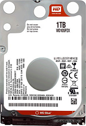 Жесткий диск Western Digital HDD 2.5" SATA-III  1000GB Blue WD10SPZX  5400RPM  128Mb buffer 7mm (WD1
