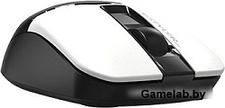 Мышь A4Tech Fstyler FB12 белый/черный оптическая (1200dpi) беспроводная BT/Radio USB (3but)