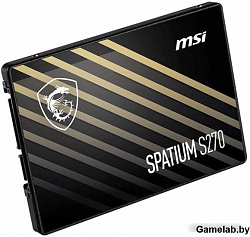 SSD жесткий диск SATA2.5" 480GB SPATIUM S270 480GB MSI