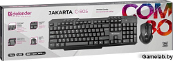 Клавиатура + мышка JAKARTA C-805 WIRELESS 45804 DEFENDER