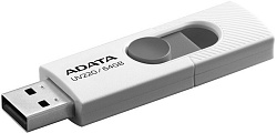 Флеш Диск A-Data 64Gb UV220 AUV220-64G-RWHGY USB2.0 белый/серый