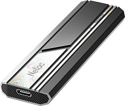 Накопитель SSD Netac USB-C 1Tb NT01ZX10-001T-32BK ZX10 2.5" синий
