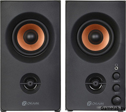 Колонки Oklick OK-164 2.0 черный 30Вт