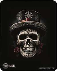 Коврик для мыши Cactus Scull 250x250x3мм (CS-MP-D05S)