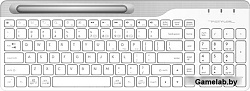 Клавиатура A4Tech Fstyler FBK25 белый/серый USB беспроводная BT/Radio slim Multimedia