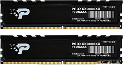 Память DDR5 2x32GB 4800MHz Patriot PSP564G4800KH1 Signature Premium RTL PC5-38400 CL40 DIMM 288-pin 
