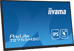 Монитор Iiyama 27" ProLite T2755MSC-B1 черный IPS LED 5ms 16:9 HDMI M/M матовая 1000:1 400cd 178гр/1