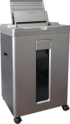 Шредер Office Kit SA200 (1,9х10) серый/черный с автоподачей (секр.P-5) фрагменты 200лист. 23лтр. пл.