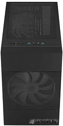 Корпус Aerocool Atomic V1 без БП, mATX, боковое окно (закаленное стекло), черный