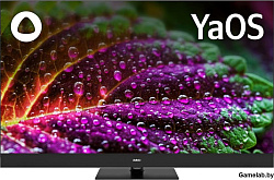Телевизор QLED BBK 42.5" 43LED-8259/UTS2C Яндекс.ТВ черный 4K Ultra HD 60Hz DVB-T2 DVB-C DVB-S2 USB 