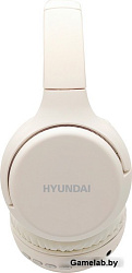 Гарнитура накладные Hyundai H-HP101 белый беспроводные bluetooth оголовье