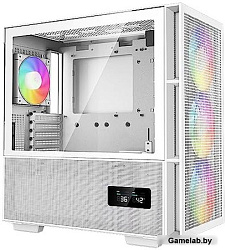 Корпус Deepcool CH560 WH без БП, боковое окно (закаленное стекло), 3x140мм ARGB вентилятор спереди и