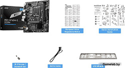 Материнская плата B760 S1700 MATX PRO B760M-E DDR4 MSI