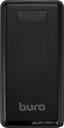 Мобильный аккумулятор Buro BPF30D 30000mAh QC4.0/PD3.0 22.5W 4.6A 2xUSB-A/USB-C черный (BPF30D22PBK)