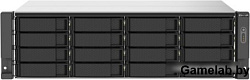 Сетевое хранилище NAS Qnap TS-1673AU-RP-16G 16-bay стоечный Ryzen V1500B