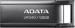 Флеш Диск A-Data 128Gb UR340 AROY-UR340-128GBK USB3.2 черный