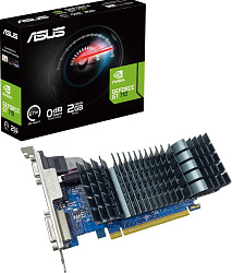 Видеокарта Asus PCI-E GT710-SL-2GD5-BRK-EVO NVIDIA GeForce GT 710 2Gb 64bit GDDR5 954/5012 DVIx1 HDM
