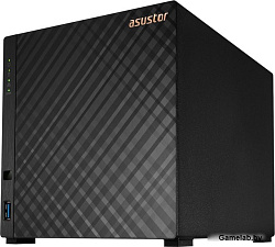 ASUSTOR AS1104T 4-Bay NAS/CPU (2Core) 1.4GHz/1GBDDR4/noHDD,LFF(HDD,SSD)/1x1GbE(LAN)/2xUSB3.2/; 90IX0