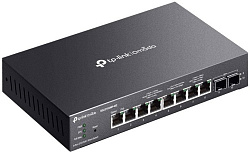 TP-Link SG2210XMP-M2, Коммутатор Smart линейки Omada с 8 портами PoE+ 2,5 Гбит/с и 2 портами SFP+