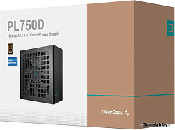 Блок питания Deepcool PL750D (ATX 3.0, 750W, PWM 120mm fan, Active PFC+DC to DC, 80+ BRONZE) RET