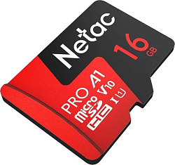 Netac P500 Extreme 16GB Pro MicroSDHC V10/U1/C10 up to 100MB/s, retail pack card only