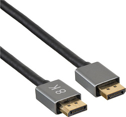 Кабель аудио-видео Buro DisplayPort (m)/DisplayPort (m) 5м. Позолоченные контакты черный (BHP-DPP-1.