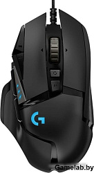 Logitech Мышь игровая Logitech G502 Hero черная, оптическая (Hero25K) , 100-25600dpi, 1мс, USB 2.1м,