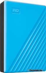 Внешний жесткий диск USB3 4TB EXT. 2.5" BLUE WDBPKJ0040BBL-WESN WDC