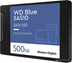 SSD жесткий диск SATA2.5" 500GB BLUE SA510 WDS500G3B0A WDC