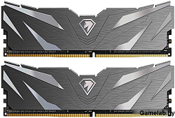 Модуль памяти DDR4 Netac Shadow II 16GB (2x8GB) 3200MHz CL16 1.35V / NTSWD4P32DP-16K / Black / with 