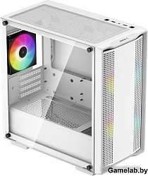 Корпус MiniTower Deepcool CC360 WH ARGB white (mATX, без БП, ARGB, USB3.0 Type-A+USB2.0 Type-A) (R-C