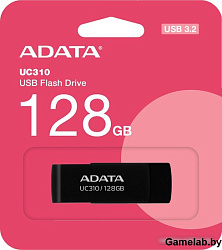Флэш-накопитель 128GB UC310-128G-RBK BLACK\GR ADATA
