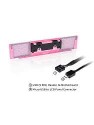 LCD Panel Kit Bubble Pink/Pink/3.9inch LCD R2 Panel/for The Tower 200 Bubble Pink