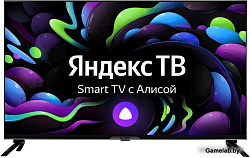 Телевизор LED Hyundai 40" H-LED40BS5003 Яндекс.ТВ Frameless черный FULL HD 60Hz DVB-T DVB-T2 DVB-C D