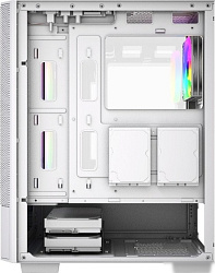 Корпус Powercase Mistral AY3W ARGB, Tempered Glass, 2x 140mm +1x 120mm ARGB Fans, белый, ATX  (CMAYW
