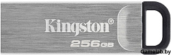 Флеш Диск Kingston 256Gb DataTraveler Kyson DTKN/256GB USB3.1 серебристый/черный