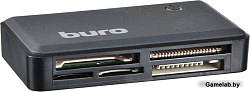 Устройство чтения карт памяти USB2.0 Buro BU-CR-151 черный