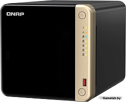 Сетевое хранилище NAS Qnap Original TS-464-8G 4-bay настольный Celeron N5095