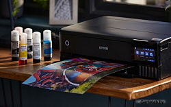 МФУ струйный Epson L8180 (C11CJ21403) A3 Duplex Net WiFi USB RJ-45 черный