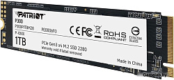 Накопитель SSD Patriot PCI-E x4 1Tb P300P1TBM28 P300 M.2 2280