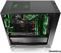 Корпус Thermaltake Versa H17 window черный без БП mATX 2xUSB2.0 1xUSB3.0 audio bott PSU