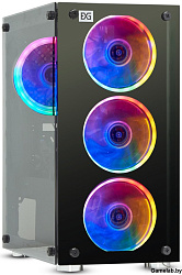 Корпус EXEGATE ExeGate Mistery X2 MiniTower без Б/П MicroATX Цвет черный EX294382RUS